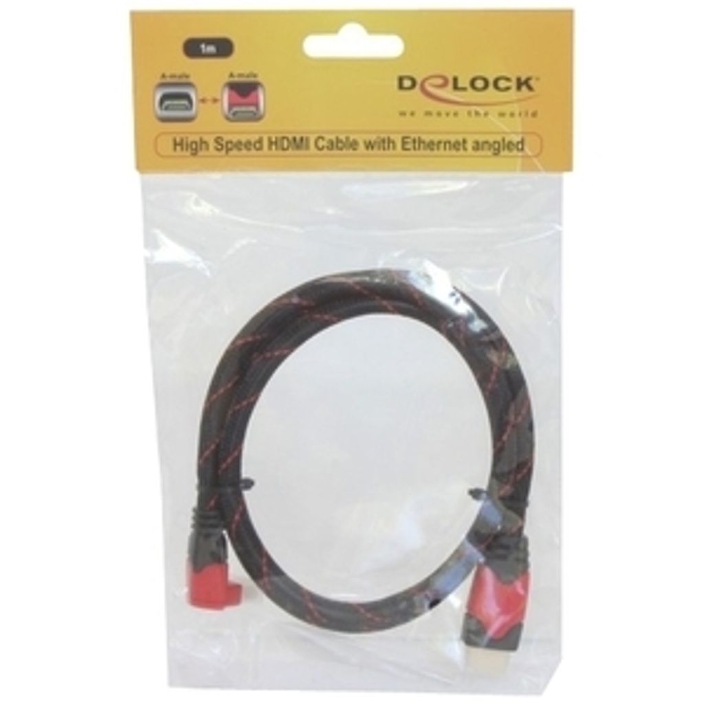 Delock High Speed HDMI with Ethernet - HDMI-Kabel mit Produktbild 