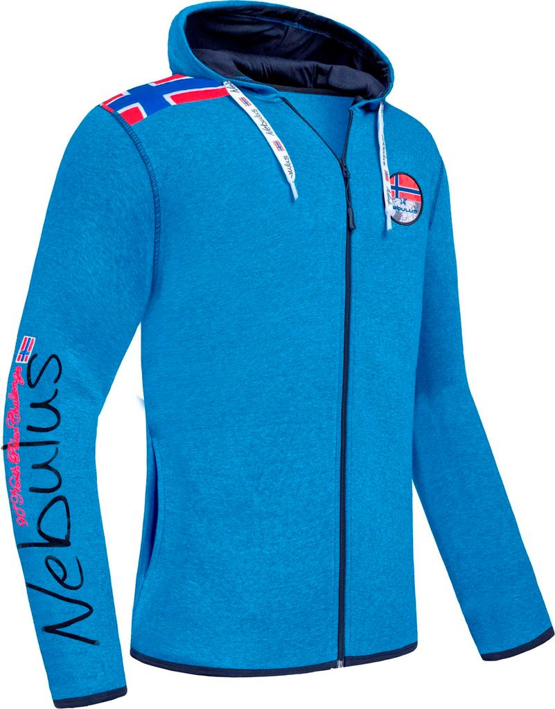 Nebulus Sweatjacke TURIOL Herren, Übergangsjacke, Freizeitjacke, P6531 - Herren, kobalt-schwarz, 3XL