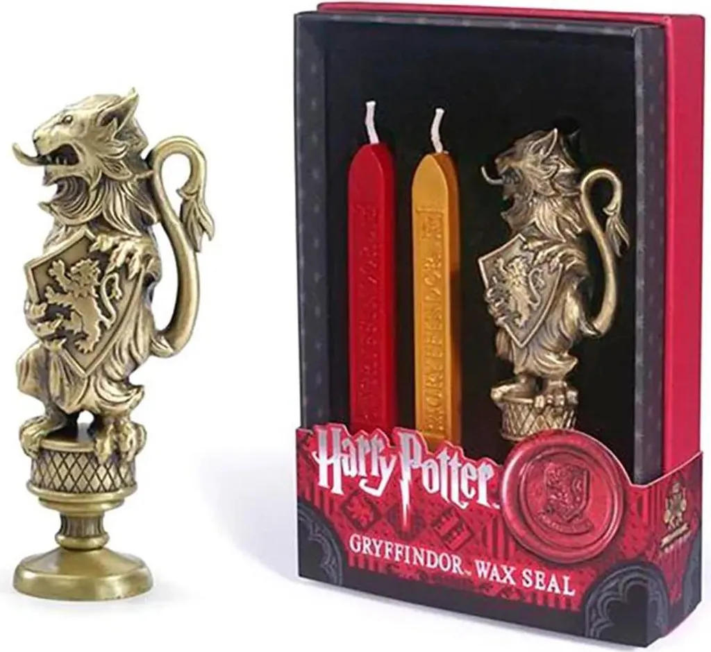 Cachet de cire Harry Potter Gryffondor 10 cm en bronze véritable