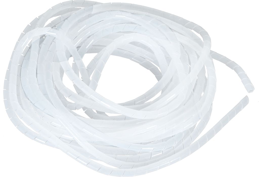 Flexible-Kabelspirale Spiralschlauch - Bündelbereich Ø15-100mm Länge10 m FARBLOS