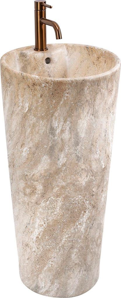 Standwaschbecken REA Blanka Savana Matt Beige 40X40X85Cm