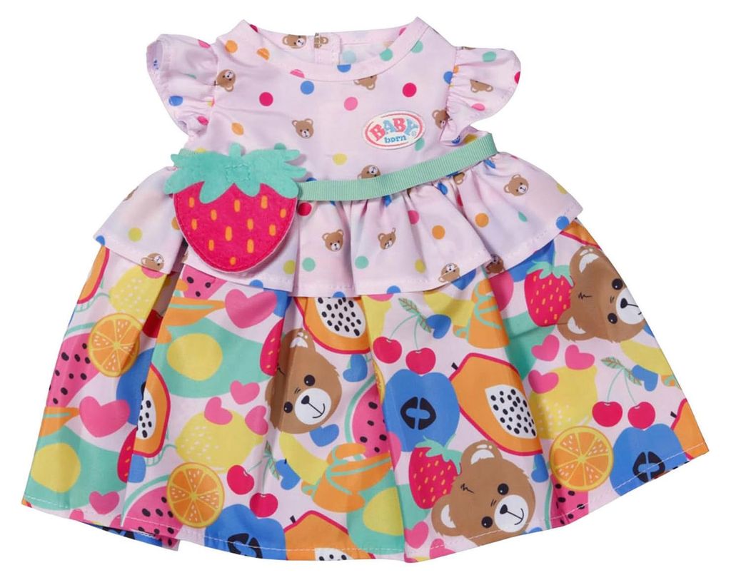 BABY born Dress Fruit 43cm, Šaty pre bábiku, 3 rok / roky Obrázok produktu 