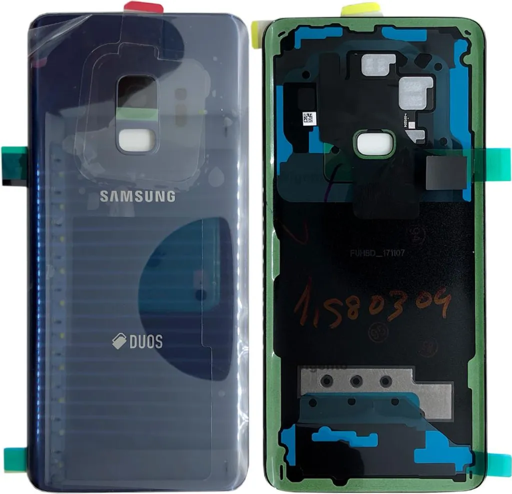 Samsung GH82-15875B Couvercle de batterie Galaxy S9 Duos Bleu corail