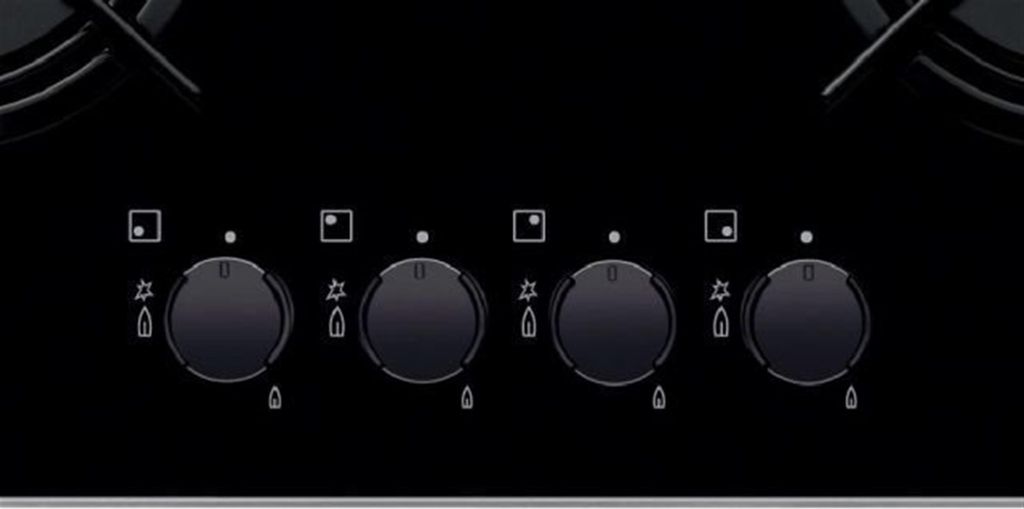 Electrolux EGT6242NVK, Schwarz, Integriert, 60 cm, Gaskochfeld, 4 Zone(n), 4 Zone(n)