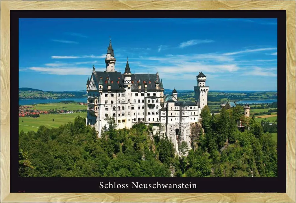 Poster Castello di Neuschwanstein con Cornice Shinsuke Maxi Faggio