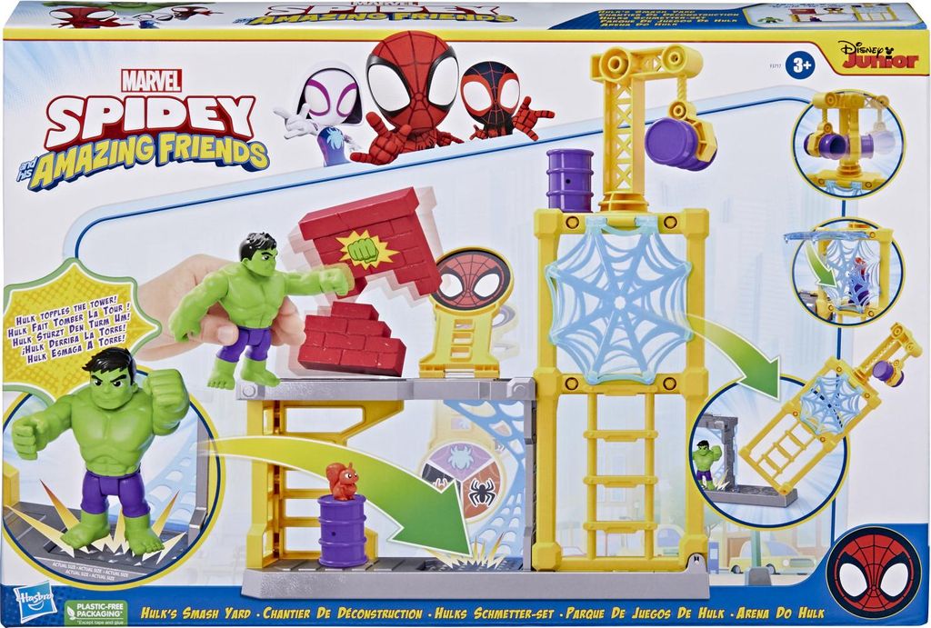 Hasbro Marvel Spidey und seine erstaunlichen Freunde Hulk Spidey in Super Kumpel