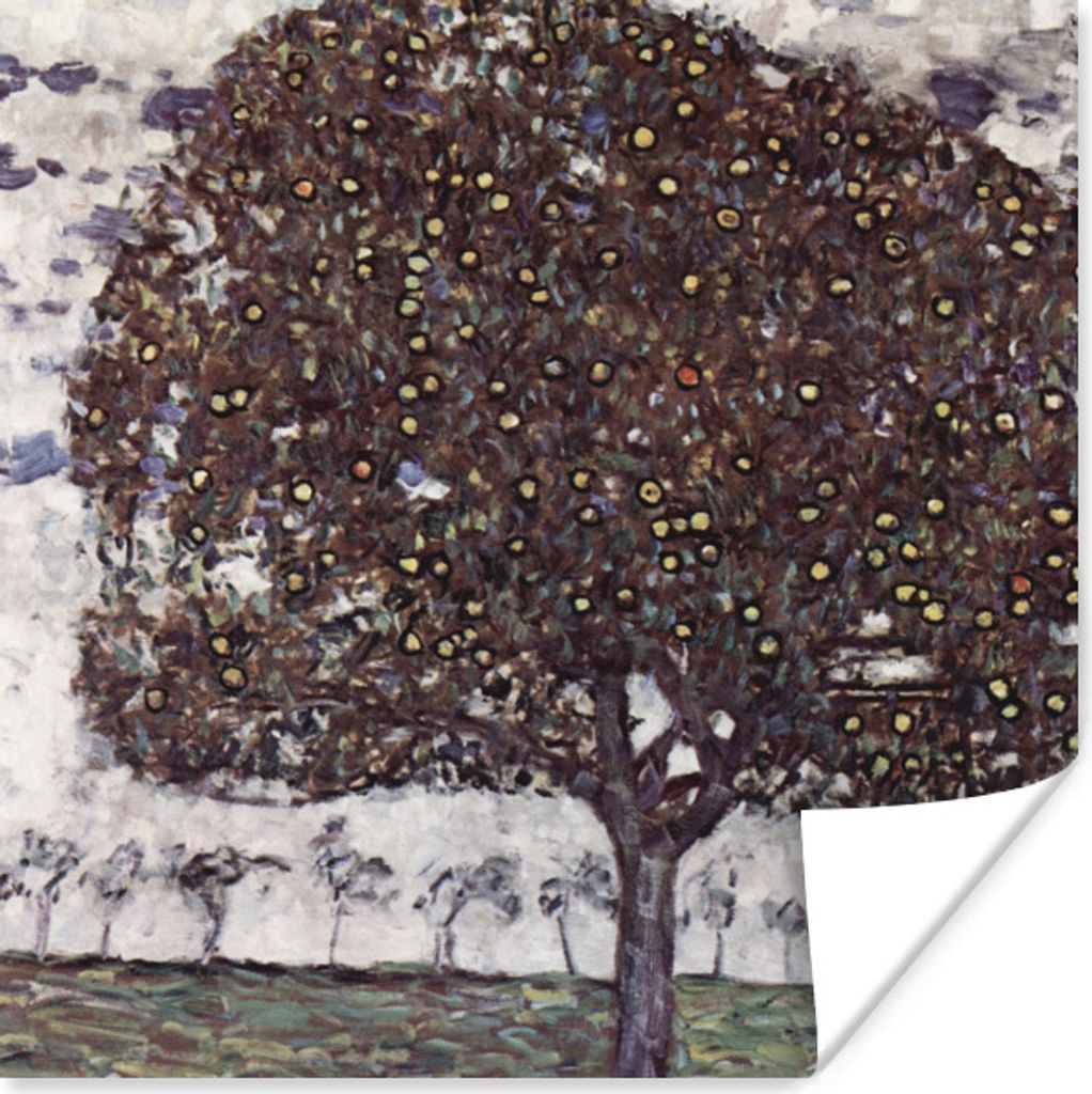 MuchoWow Poster Apfelbaum II - Gustav Klimt 75x75 cm - Wand Dekoration