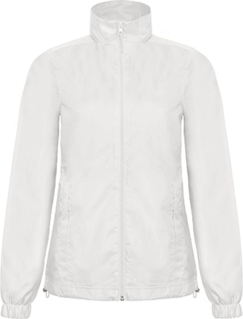 B&C JWI61 | Leichte Damen Windjacke ID.601 - Farbe: White - Größe: S