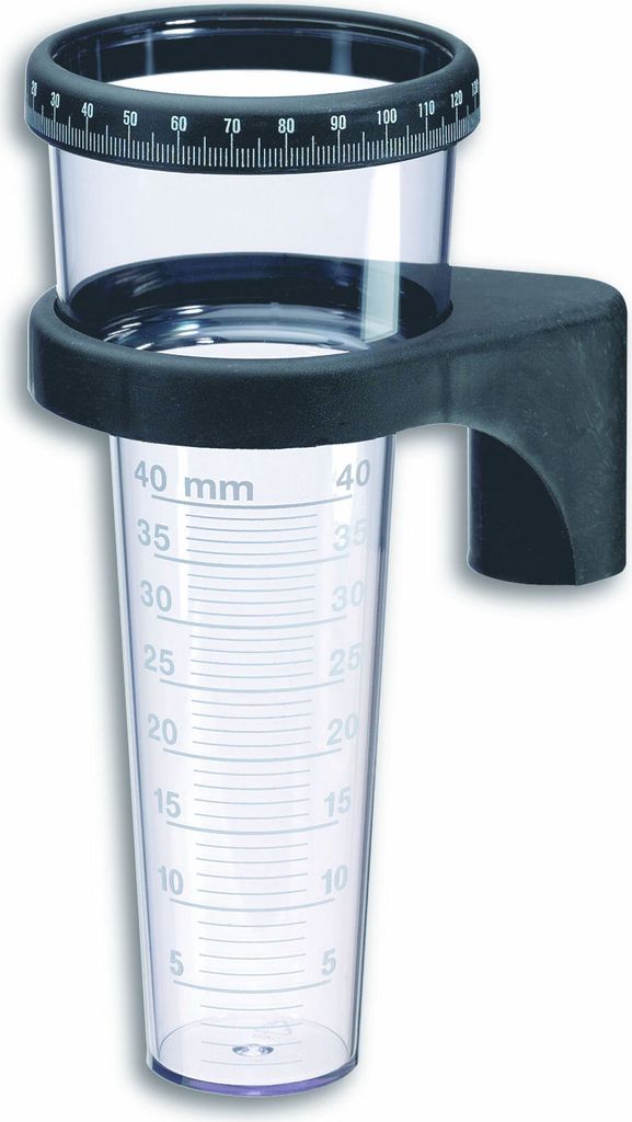 Analoger Regenmesser mit Memory-Einstellring, 47.1001, TFA Produktbild 