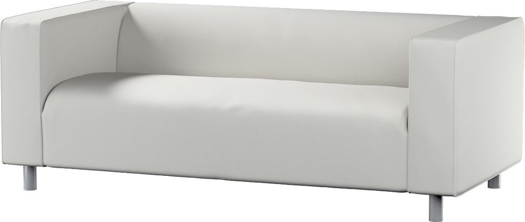 Dekoria Bezug für Klippan 2-Sitzer Sofa, hellgrau, Sofahusse, Klippan 2-Sitzer