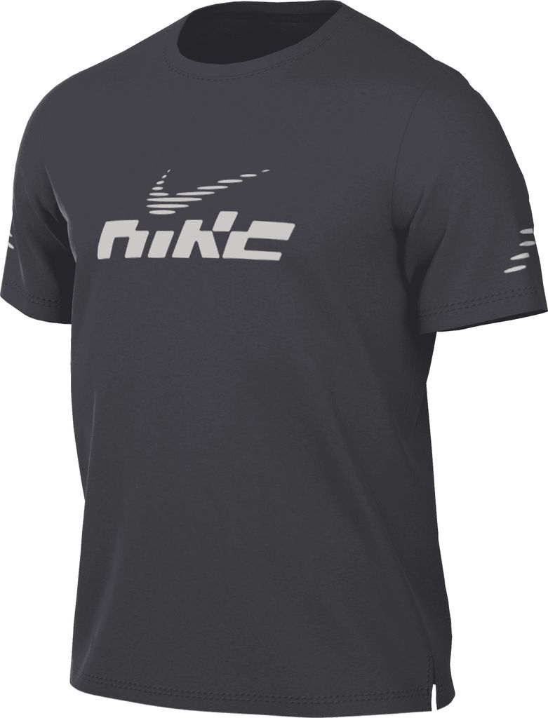 Nike Dri-Fit Miler Flash T-Shirt, grau, S, Herren