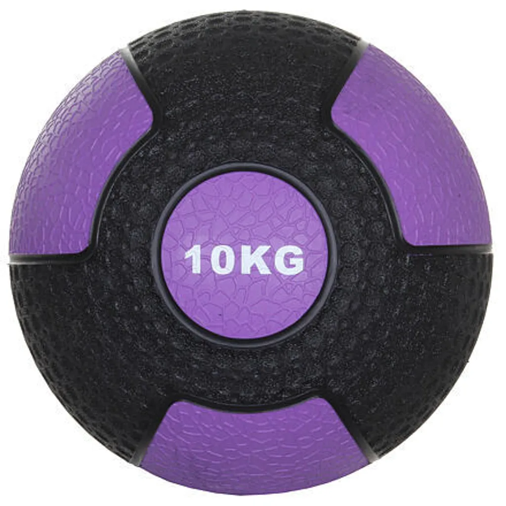 Merco Dimple Medicine Ball 10 kg - Ballon Lesté en Caoutchouc Robuste