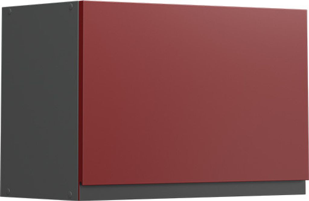 Hängeschrank Vicco R-Line Rot 60 cm J-Shape, flach, Model Produktbild 
