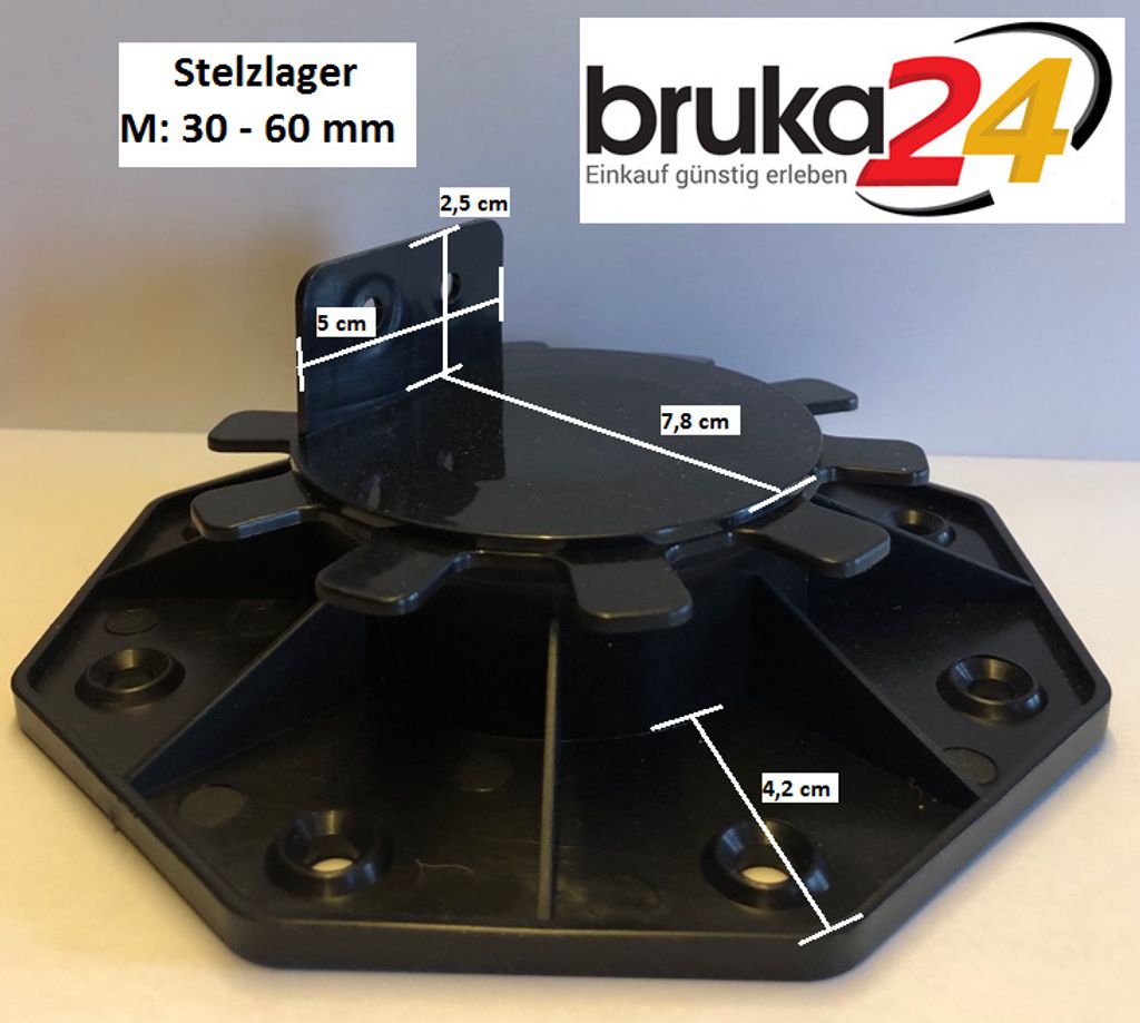 48 Beko Stelzlager 18-31 Mm – Made In Germany, UV Produktbild-Vorschau 3