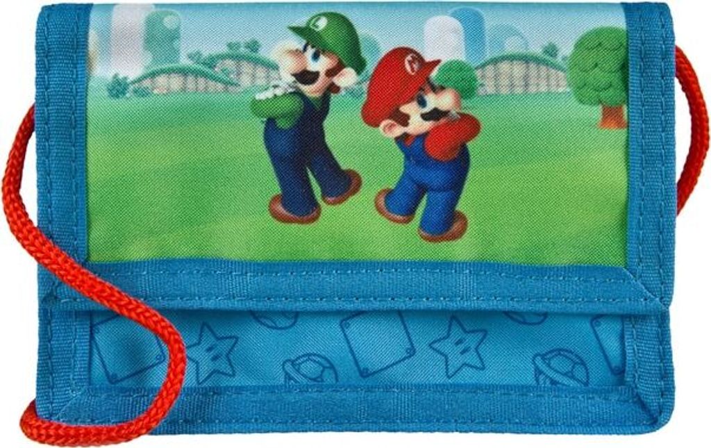 Super Mario - Brustbeutel - blau Produktbild 