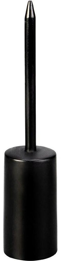INNA-GLAS Metall Kerzenhalter LISANDRE für Stabkerzen ca. Ø2,2cm, schwarz, 11cm, Ø2,3cm - Kerzenstecker