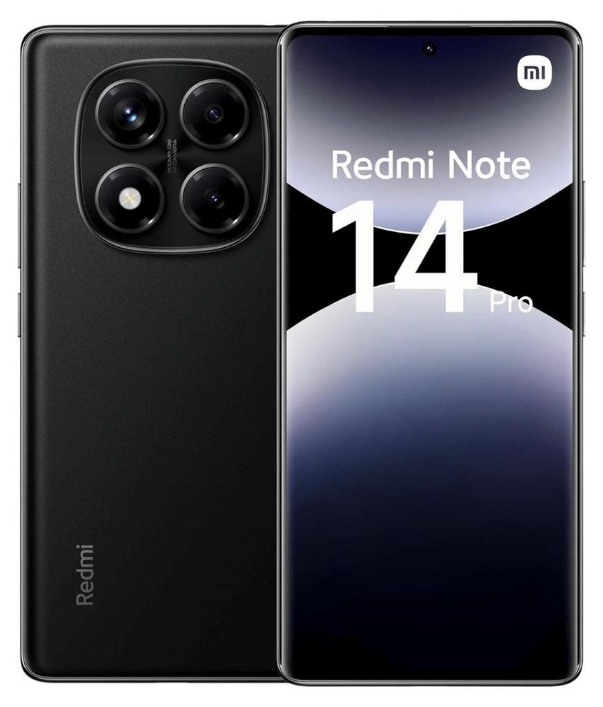 Xiaomi Redmi Note 14 Pro 4G 12GB/512GB Midnight Black Dual Immagine del prodotto 