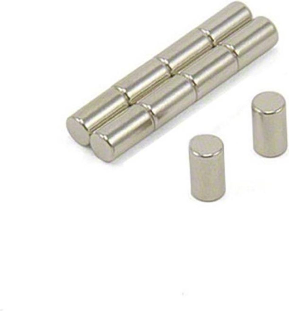 Neodym-Magnete N52 - Extra Stark - 10 Stück - Zylinder 4x7 mm