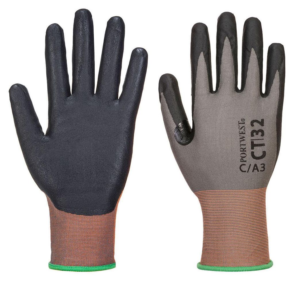 Gant Ct Anti-Cut C Mousse Nitril C18 - Größe XXXL - Grau/Schwarz - Portwest