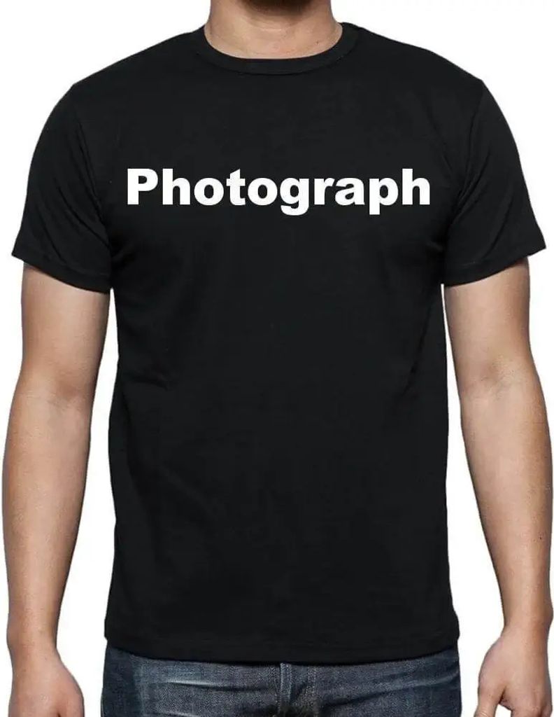 Herren Grafik T-Shirt Fotografieren Sie – Photograph – Öko-Verantwortlich Vintage Jahrgang Kurzarm Lustige Druck Geburtstag Geschenk Mann
