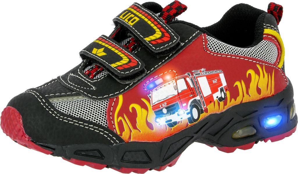 Lico Klettschuhe Hot V Blinky Jungen 333236363835 Schwarz 34 EU