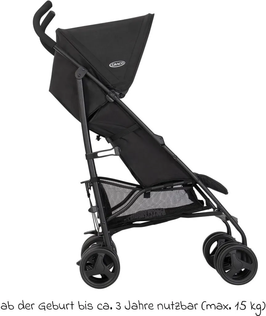 Poussette Graco EZLite légère 6,6 kg - Buggy compacte pour enfant