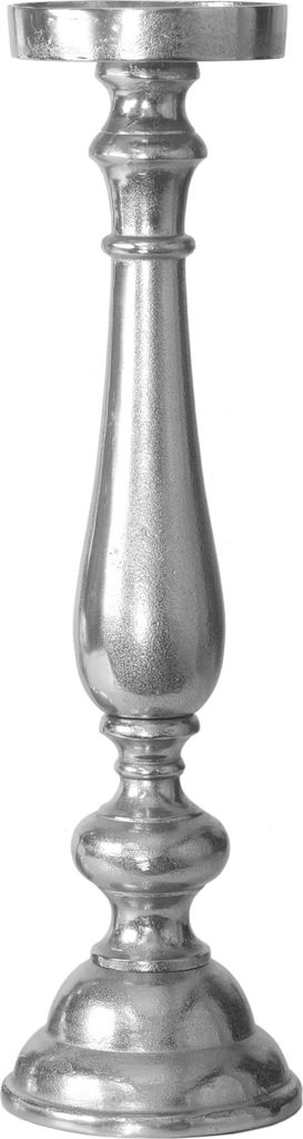 Aluminium Stand Kerzenhalter Altarleuchter Kaya M silber 55 cm Kerzenständer Kerzenleuchter Bodenkerzenständer Kerzenleuchter Gastgeschenke Metall