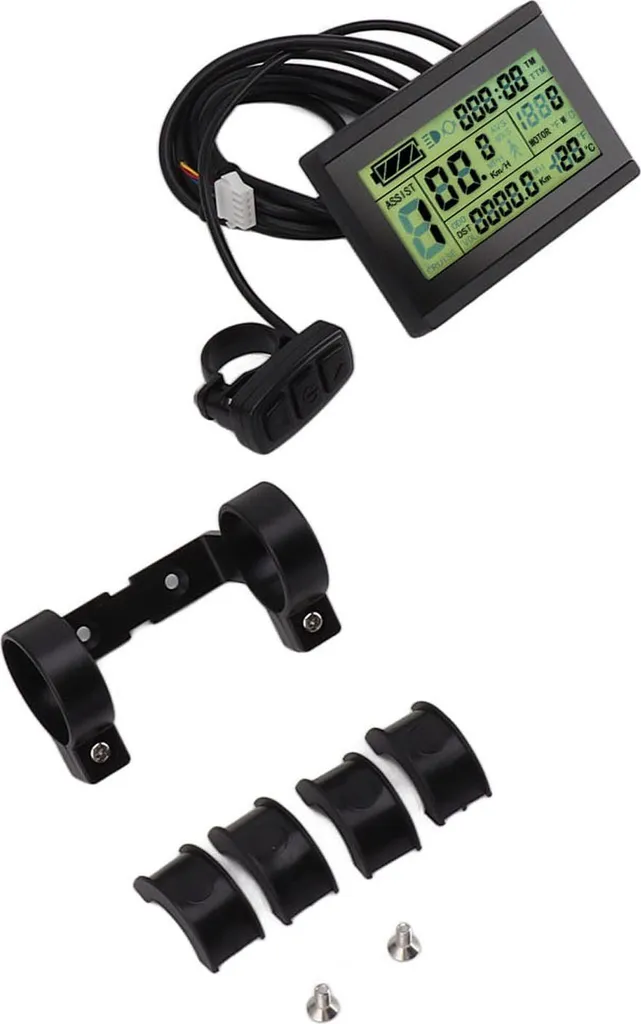 Console de bord LCD3U pour VAE avec USB - Afficheur Universel 24V-48V - 5