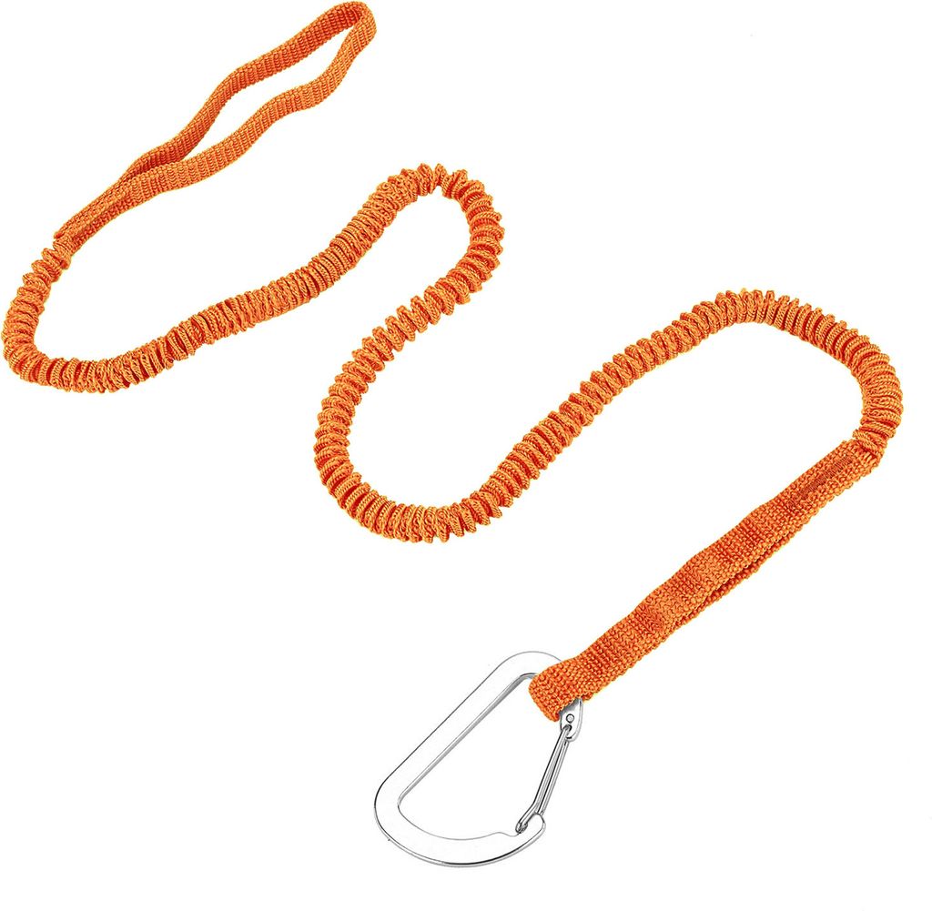 1/2/4 Stück Kajakpaddel-Leine, elastisches Bungee-Gurt-Lanyard-Seil, leichte Kajak-Ruten-Leine für Bootfahren, Angeln, Rafting, Kanufahren