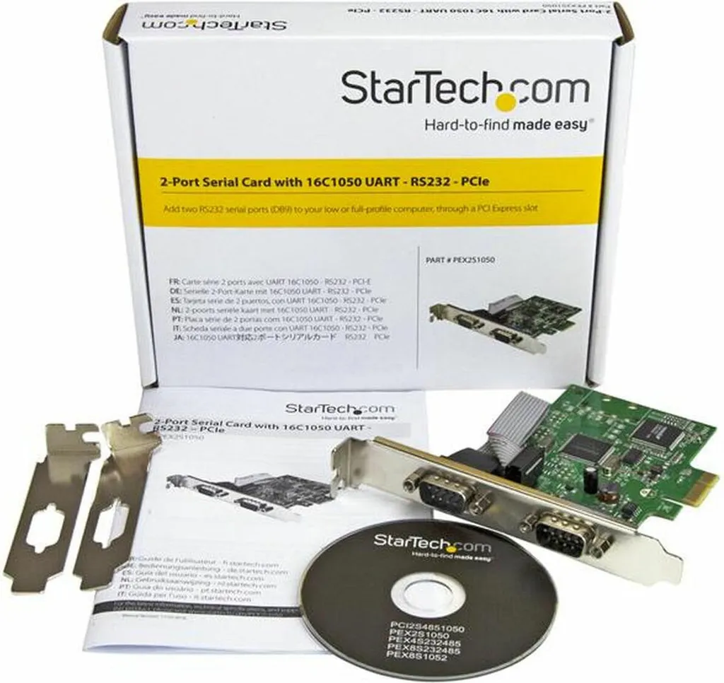 Carte PCI RS232 pour réparer le manque de ports série sur PC de bureau