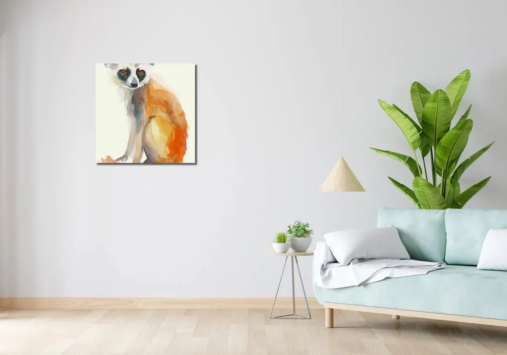 Quadro 60x60cm Lemurek - 2
