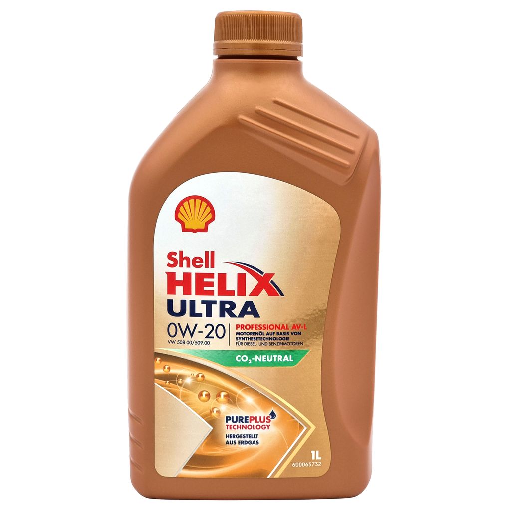 Shell Helix Ultra 0W20 Professional AV-L Motoröl VW 508.00/509.00, Öl
