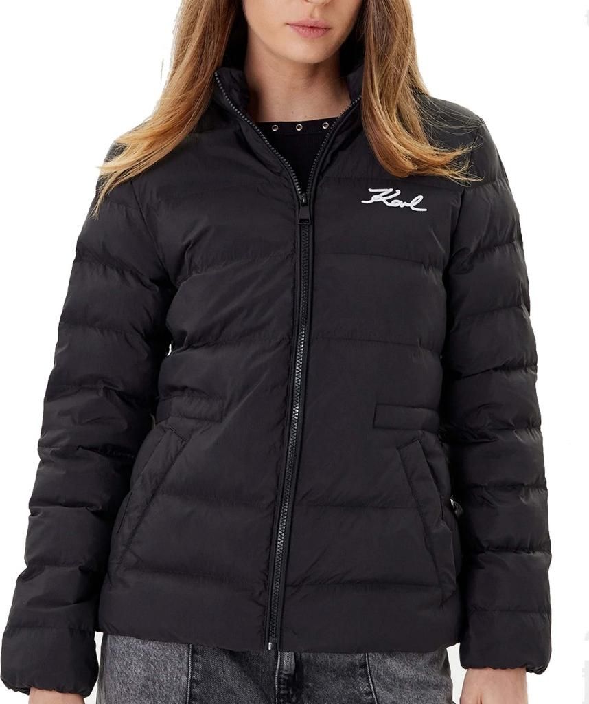 KARL LAGERFELD JEANS LIGHTWEIGHT PUFFER JACKET Schwarz