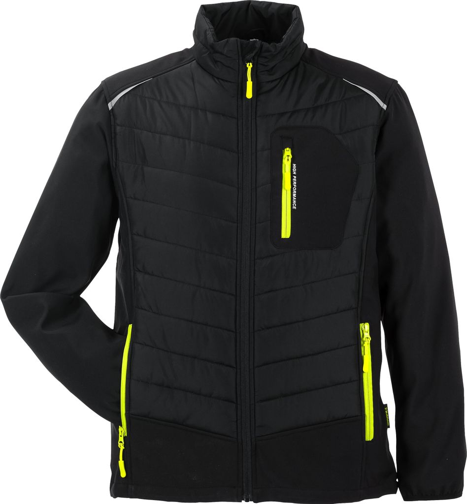PLANAM Stretchline Winterjacke schwarz Größe M