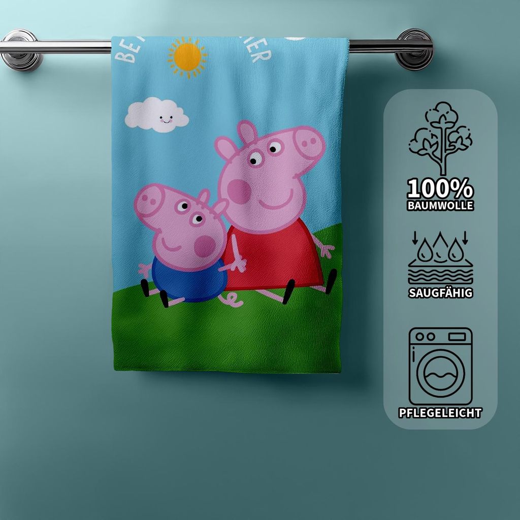 Peppa Pig Badetuch Better Together 70 x 140 cm