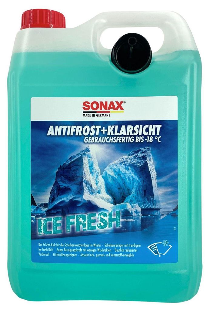 Sonax AntiFrost+KlarSicht bis -18 °C Ice-fresh 5 Liter Produktbild 