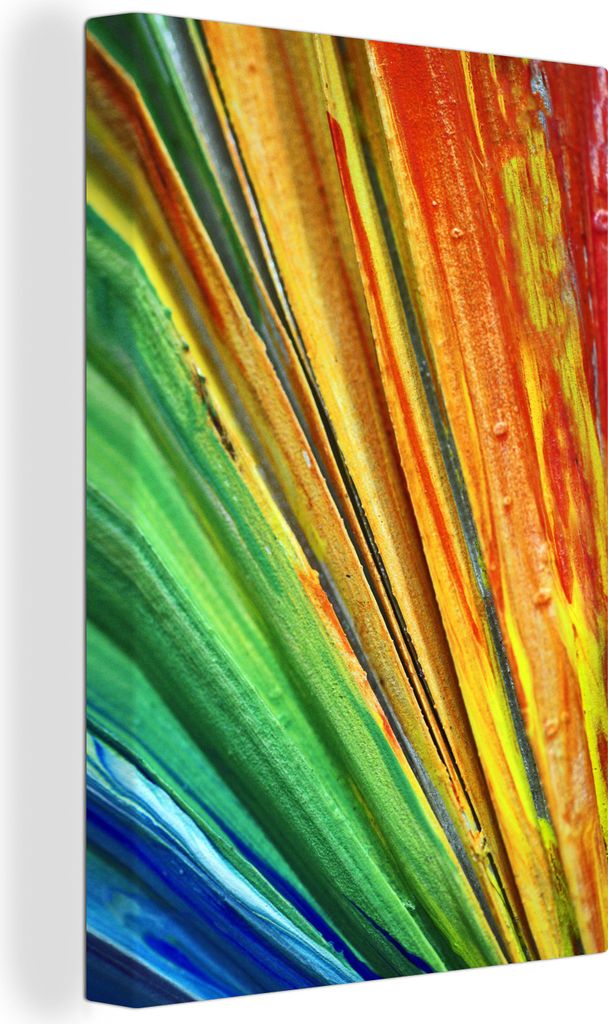 OneMillionCanvasses - Leinwandbilder - 90x140 cm, Buntes Ölgemälde, Wandbilder Kunstdruck Wanddekoration - Foto auf Leinwand - Gemälde auf Hol...