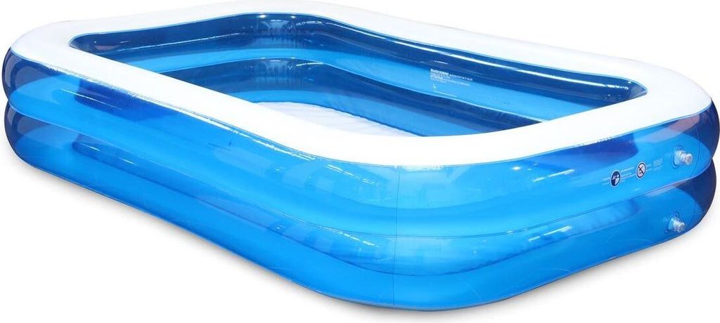 HI 62164 Familien Pool 211x132x46cm transparent-blau Produktbild 