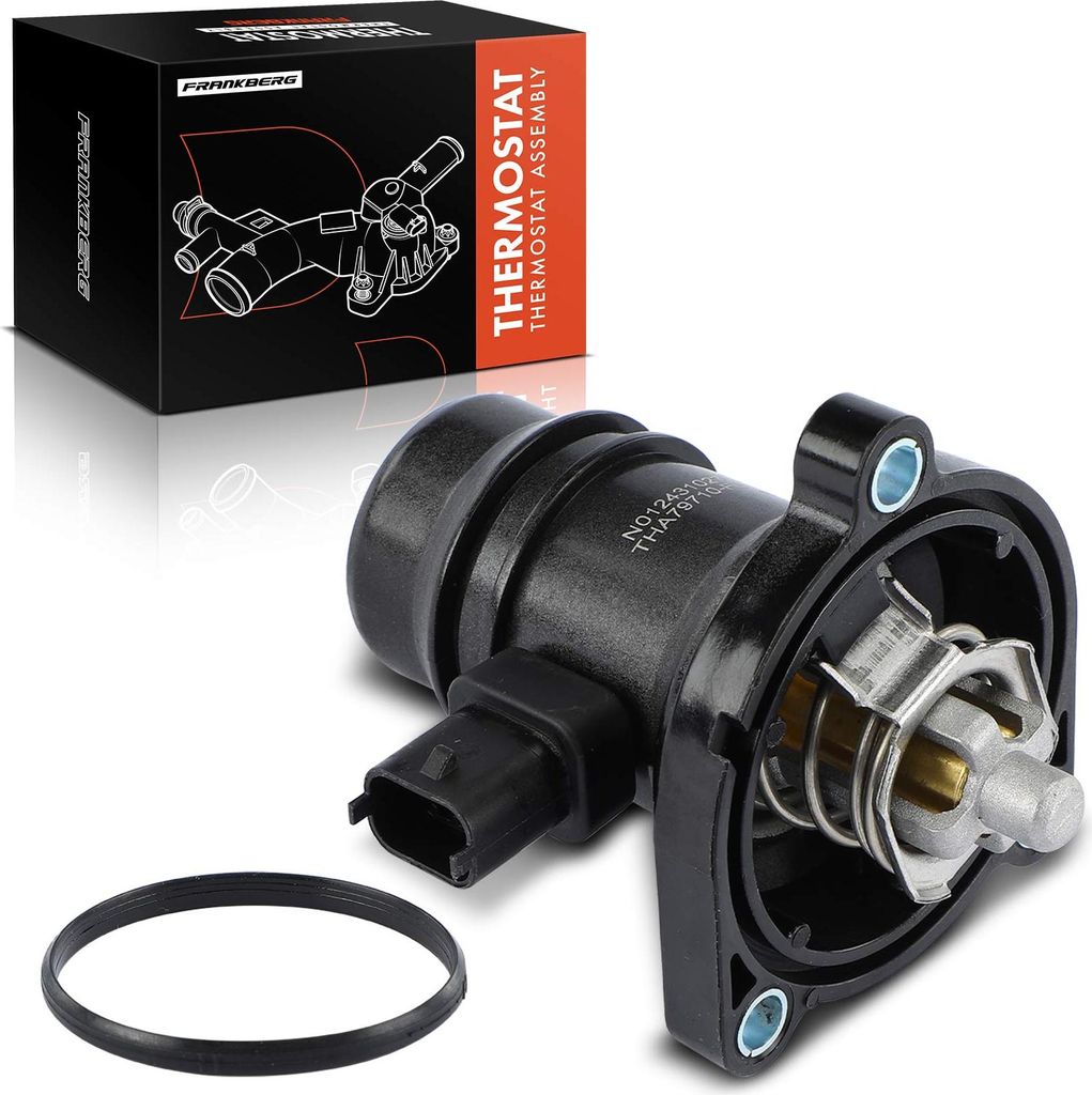 Frankberg 1x Thermostat Kühlmittel für Chevrolet Aveo Cruze Schrägheck Opel Astra J Corsa D E