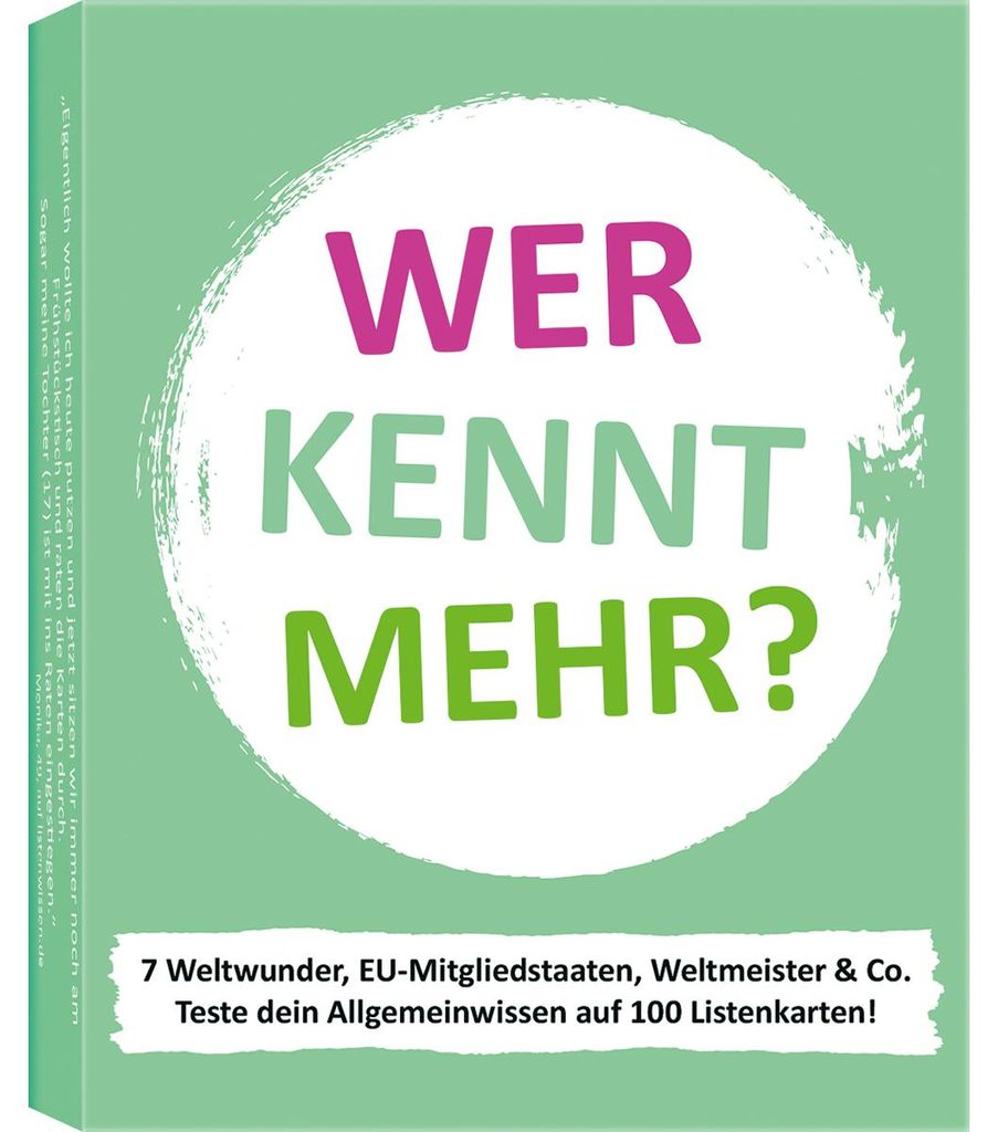 Wer kennt mehr? Image du produit 