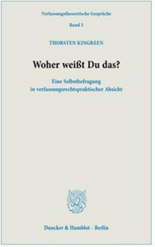 Woher weißt Du das?
