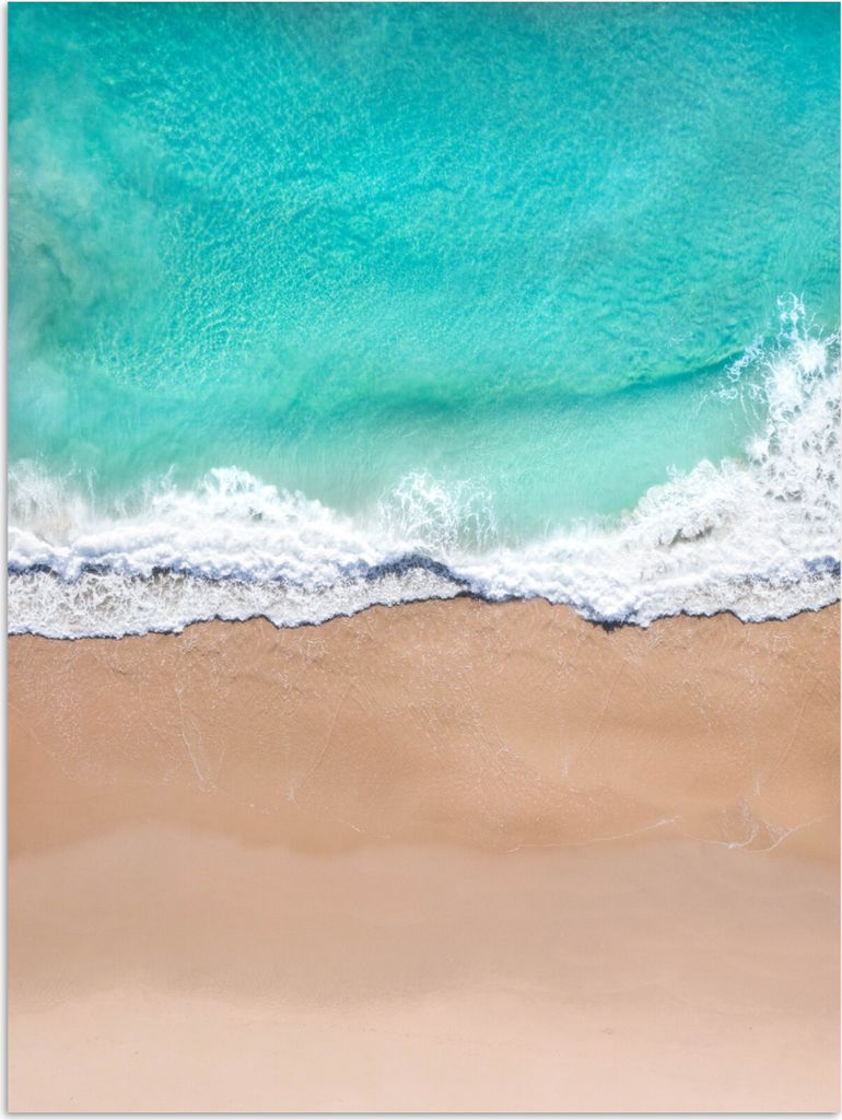 MuchoWow Poster Strand - Meer - Golf 90x120 cm - Wohnzimmer