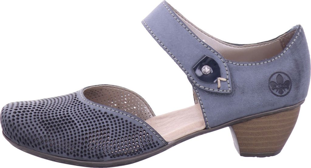 Rieker Komfort Pumps Damen 31353133353630 Blau 40 EU Produktbild 14