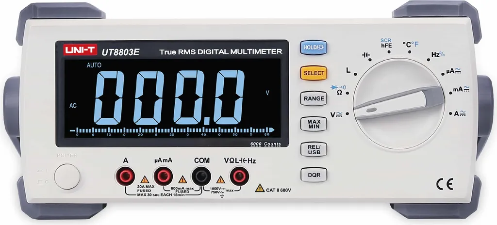 Multimètre UNI-T UT8803E : Résolvez vos Erreurs de Mesure avec 200 000 Points