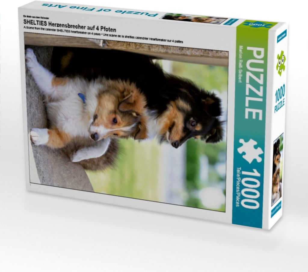 Calvendo Ein Motiv aus dem Kalender SHELTIES Herzensbrecher auf 4 Pfoten 1000 Teile Puzzle hoch 480x640mm, Reiß-Seibert Marion; 7356699