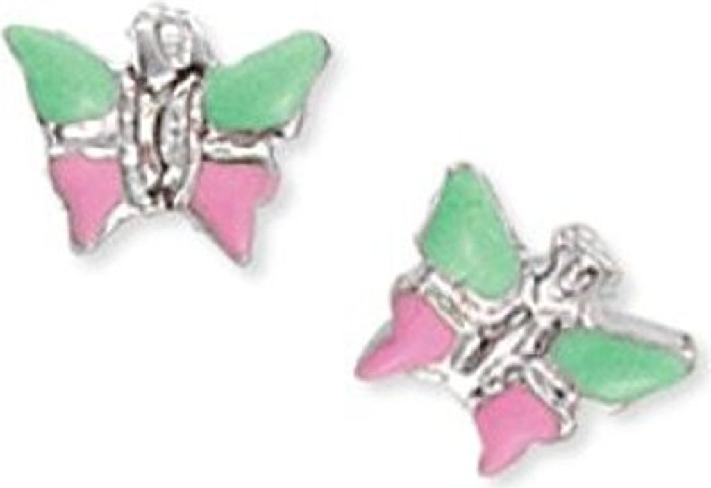 Scout Kinder Ohrringe Ohrstecker Silber Schmetterling Produktbild 