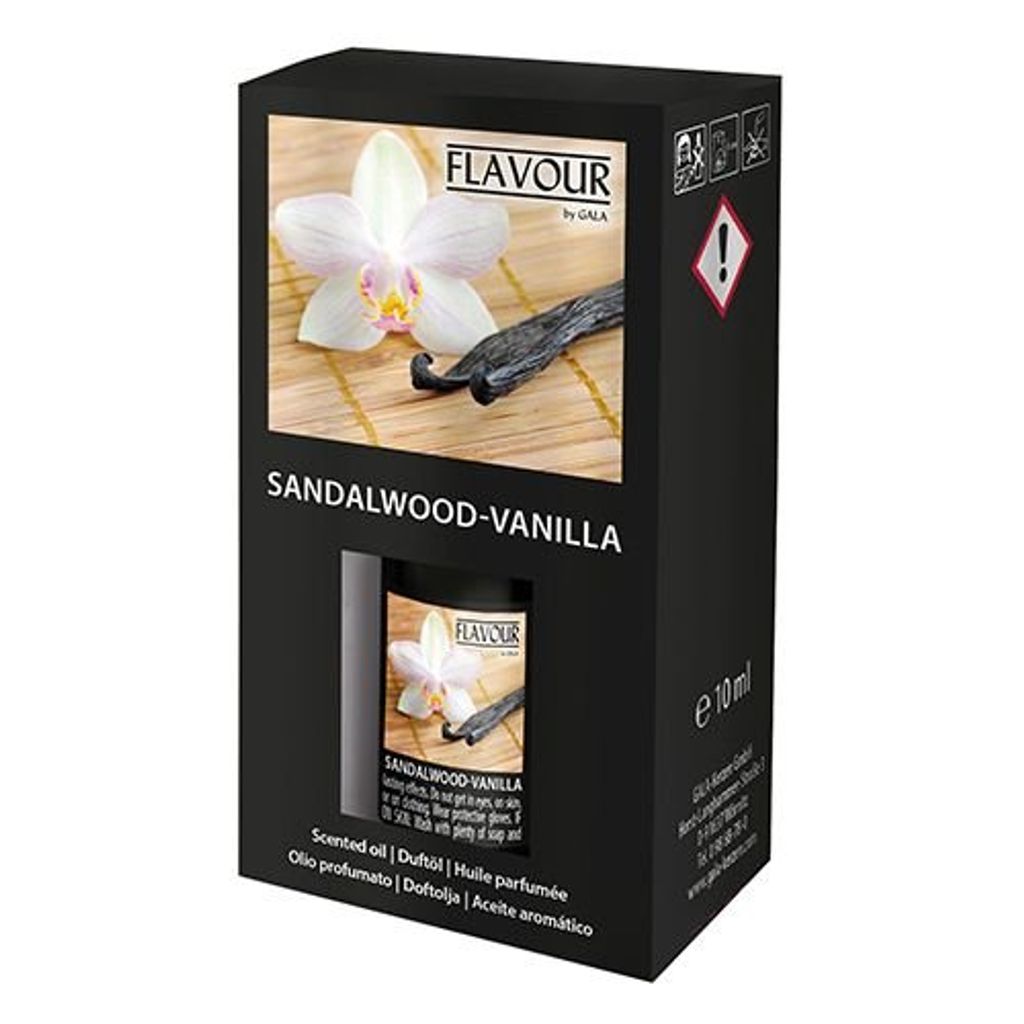 Flavour by GALA 4x Duftöl 10 ml Sandalwood-Vanilla Produktbild 