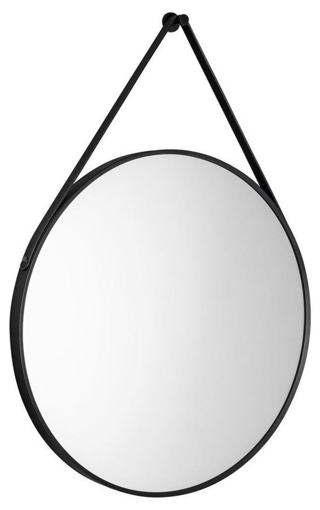 Aqualine STAGO Spiegel mit Lederband, Rund, Durch. 60cm, Produktbild 