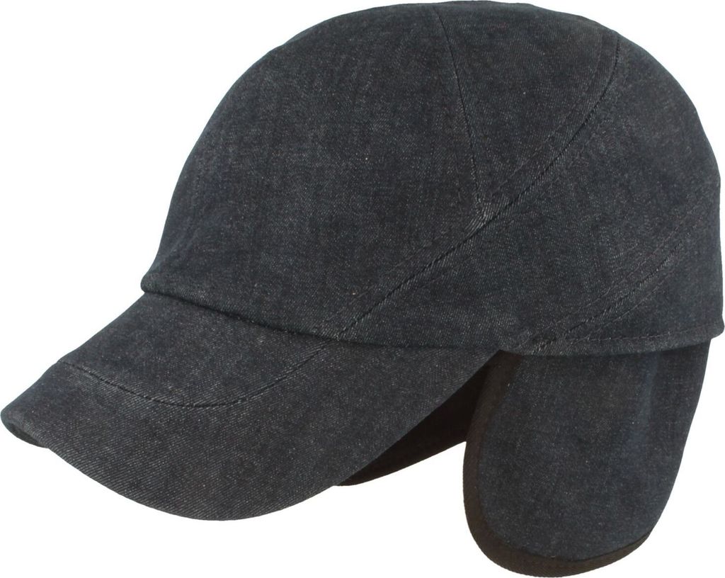 Denim Thermolite Baseball Cap mit Ohrenschutz von Hut-Breiter