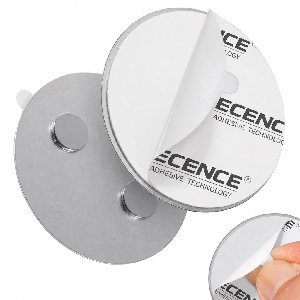 ECENCE Rauchmelder Magnethalter 5 Stück selbstklebend Ø Produktbild 